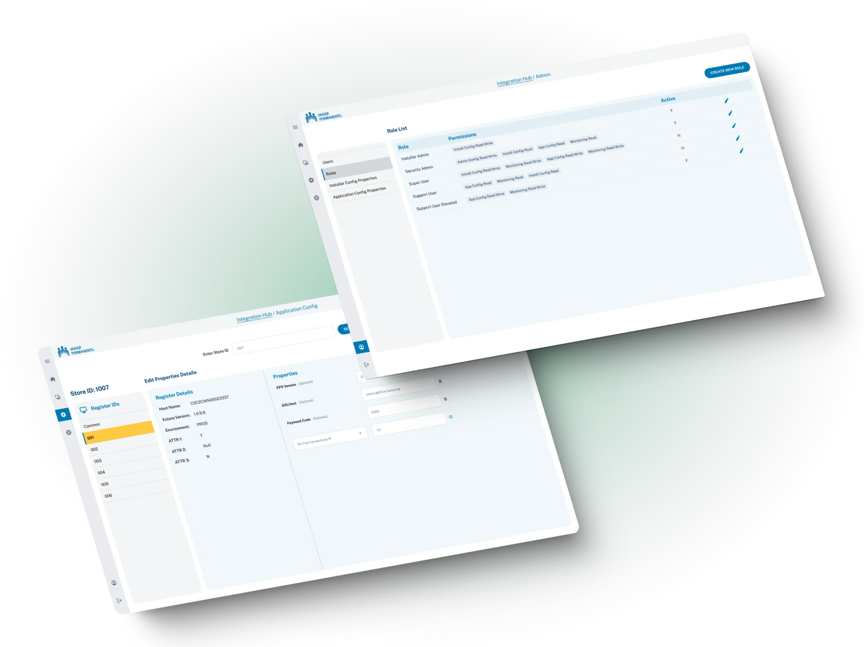 POS management portal for Kaiser Permanente