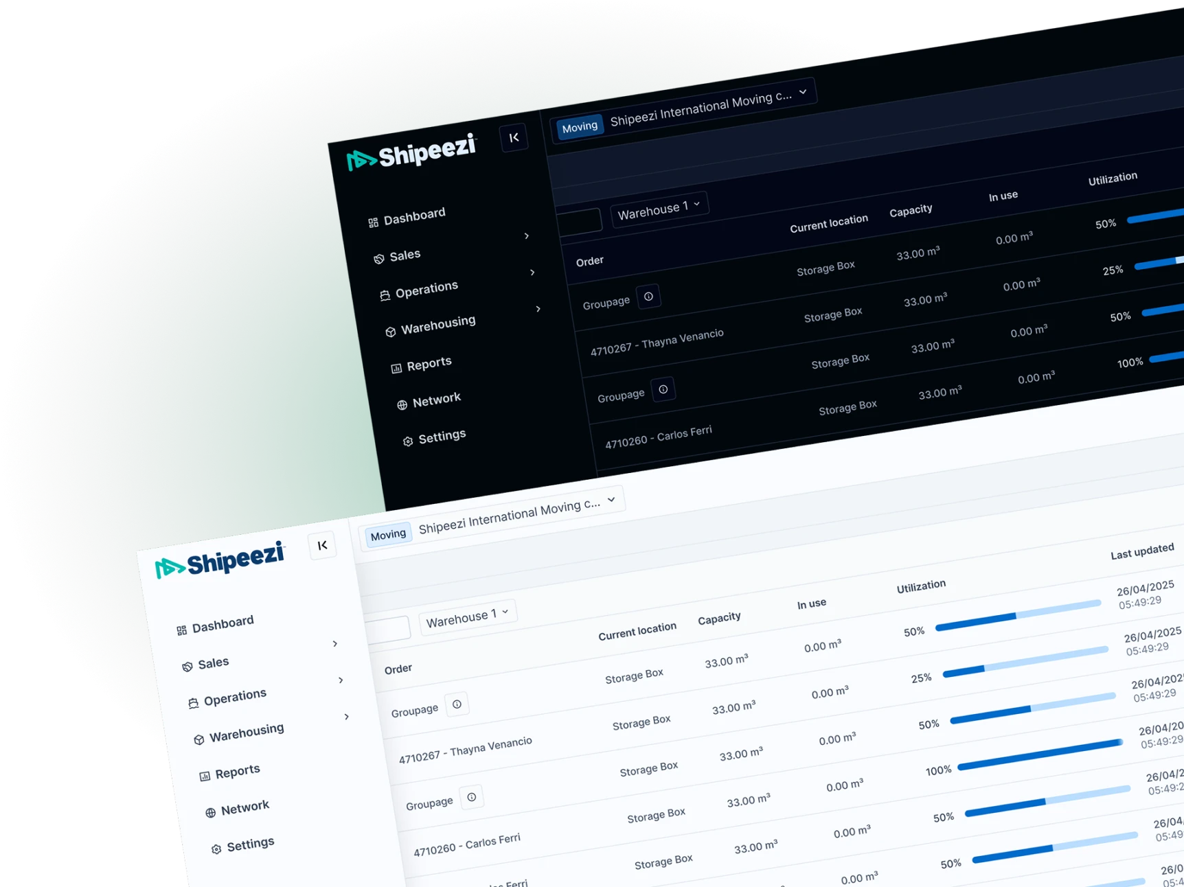 Multi-brand design system for Shipeezi SaaS platform
